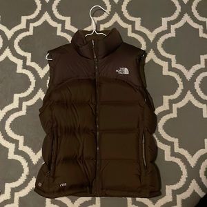 Brown puffer vest, nearly used, hard to find, not damaged just don’t wear it